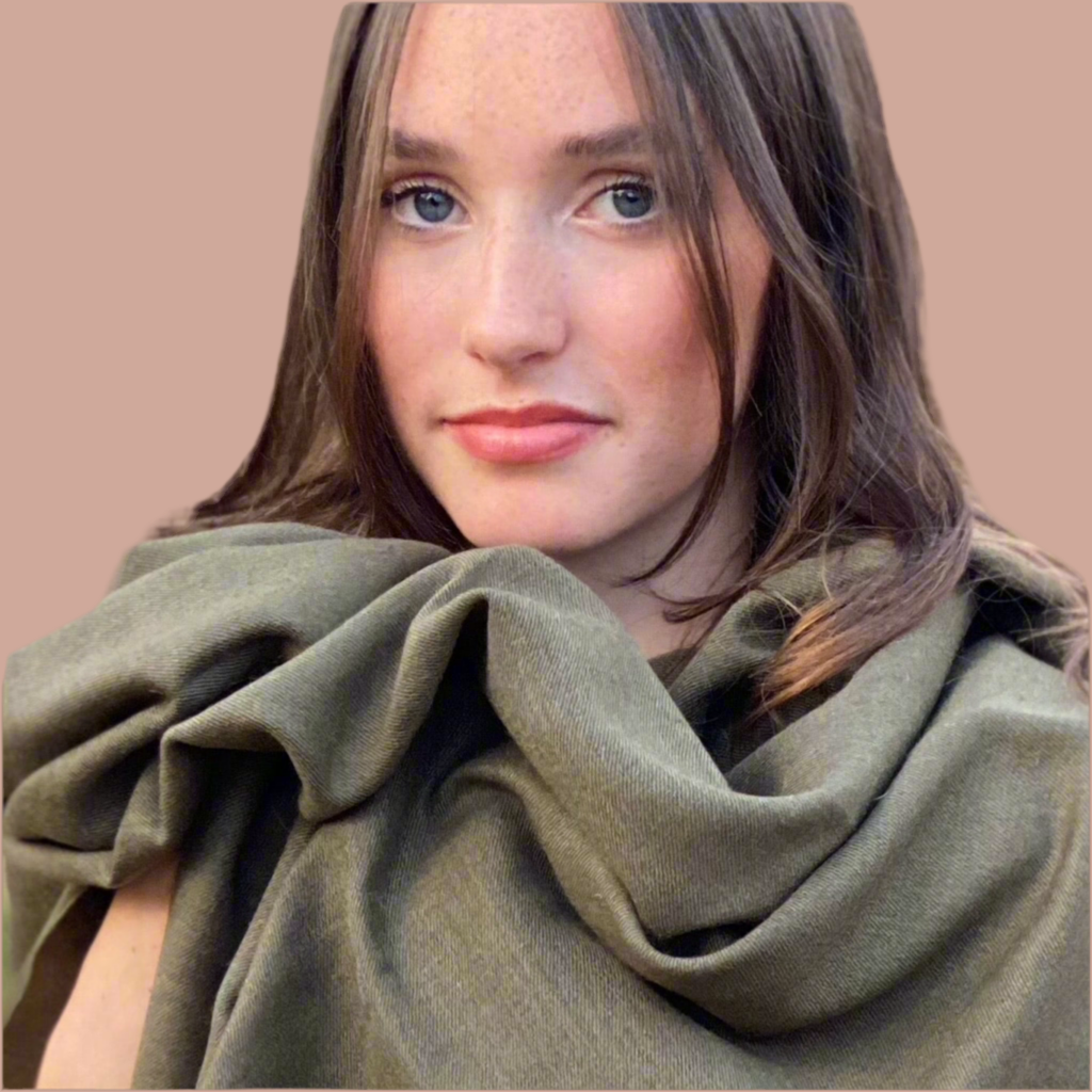 Olive Green Classic Pashmina