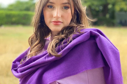 How to Wear a Shawl Properly | Signature Cashmere