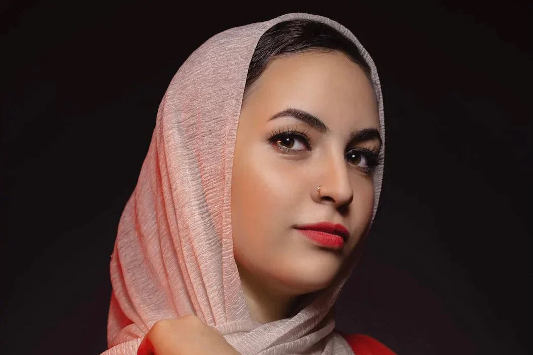 How to Style a Pashmina Shawl as a Hijab