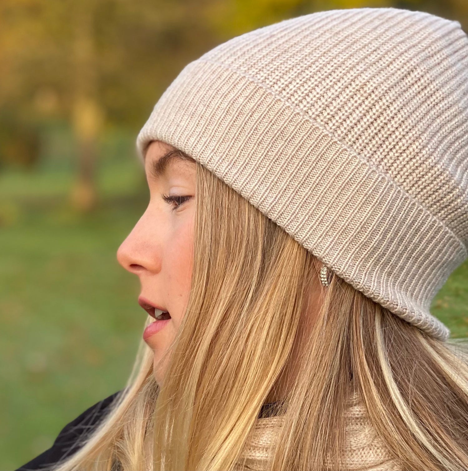 Cashmere Beanie Hat