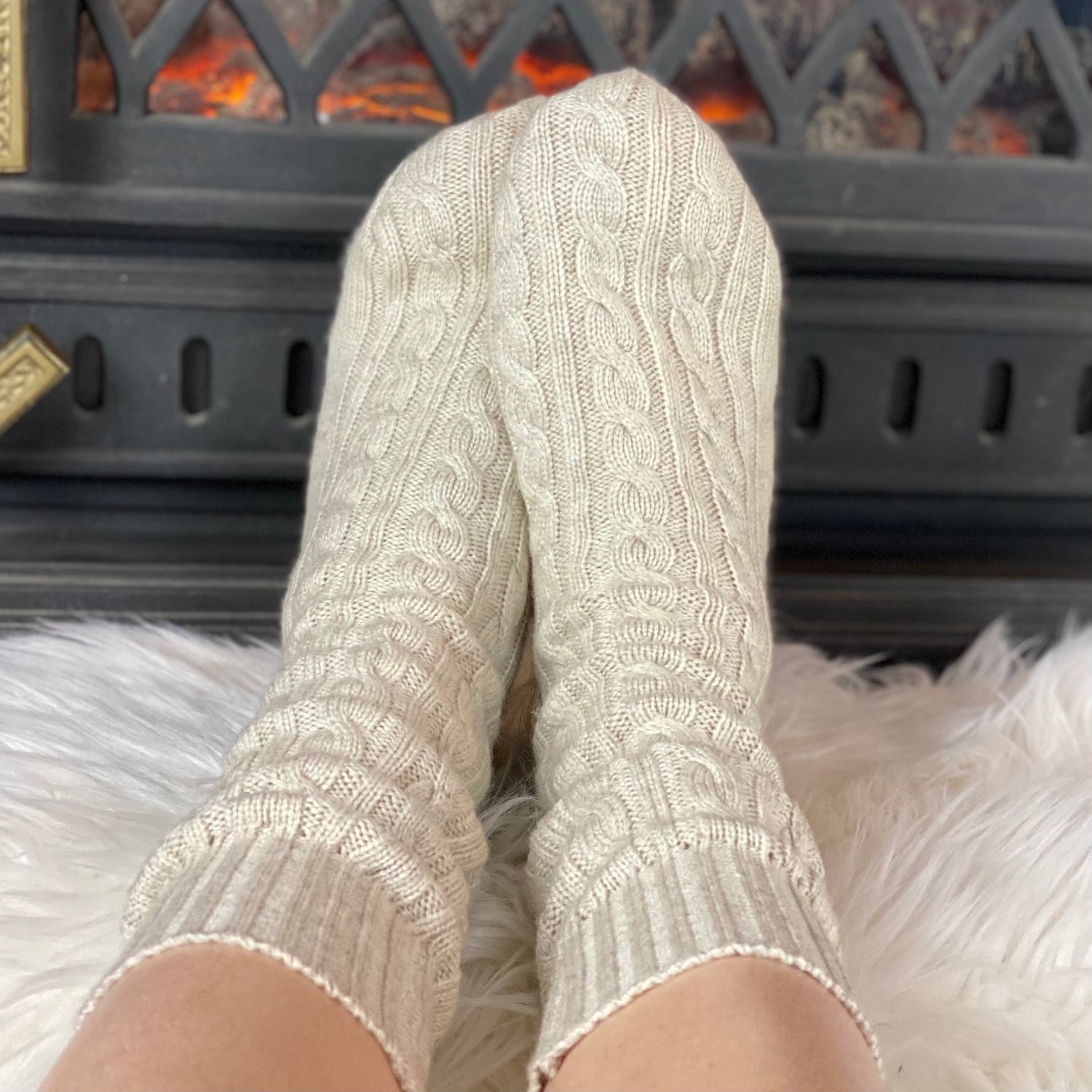 Cashmere Bed Socks