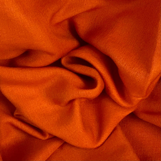 Blazing Orange Classic Pashmina Signature Cashmere