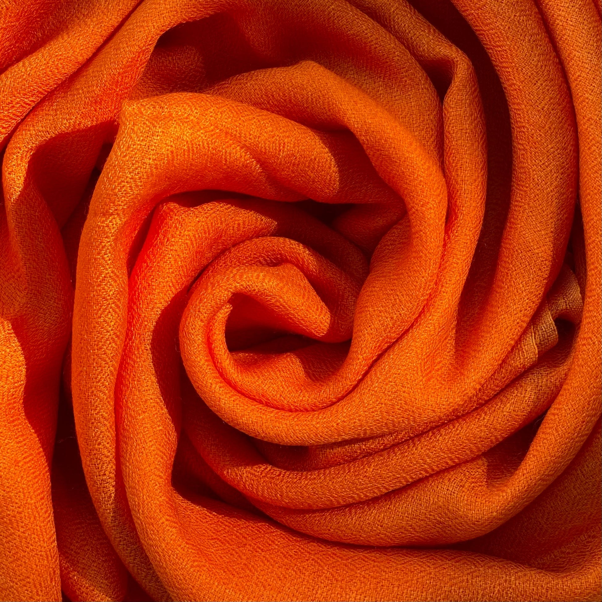 Blazing Orange Ultra Fine Pashmina Signature Cashmere