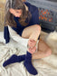 Cashmere Cable Knit Bed Socks Signature Cashmere