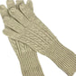 Cashmere Cable Knit Gloves Signature Cashmere