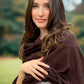 Chocolate Brown Classic Pashmina Signature Cashmere