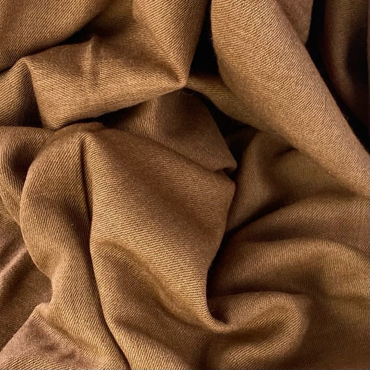 Coffee Brown Classic Pashmina Signature Cashmere