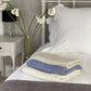 Ebony Black Luxury Cashmere Throw Signature Cashmere