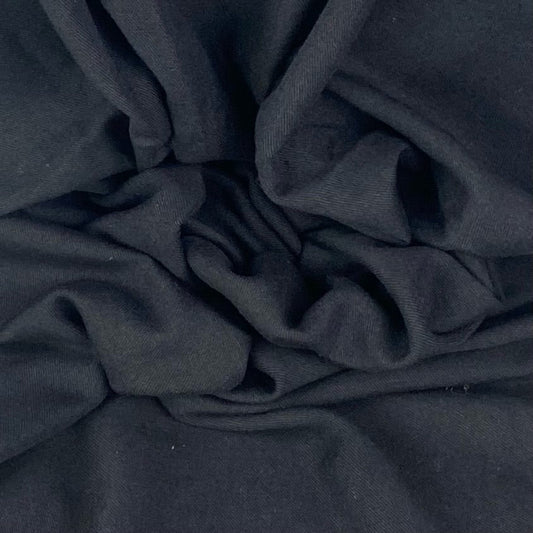 Ebony Black Pashmina - Cut Fringe Signature Cashmere
