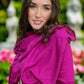 Fuchsia Pink Pashmina - Cut Fringe Signature Cashmere