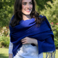 Sapphire Blue Classic Pashmina