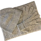 Cashmere Cable Knit Gloves - Dove Grey
