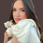 Ivory Cream Classic Pashmina Signature Cashmere