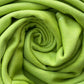 Lime Green Pashmina - Cut Fringe Signature Cashmere