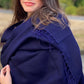 Midnight Blue Classic Pashmina Signature Cashmere