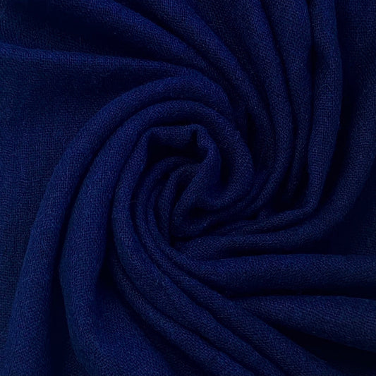 Midnight Blue Ring Pashmina Signature Cashmere