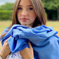 Paradise Blue Shaded Pashmina Signature Cashmere