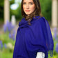 Sapphire Blue Ring Pashmina Signature Cashmere