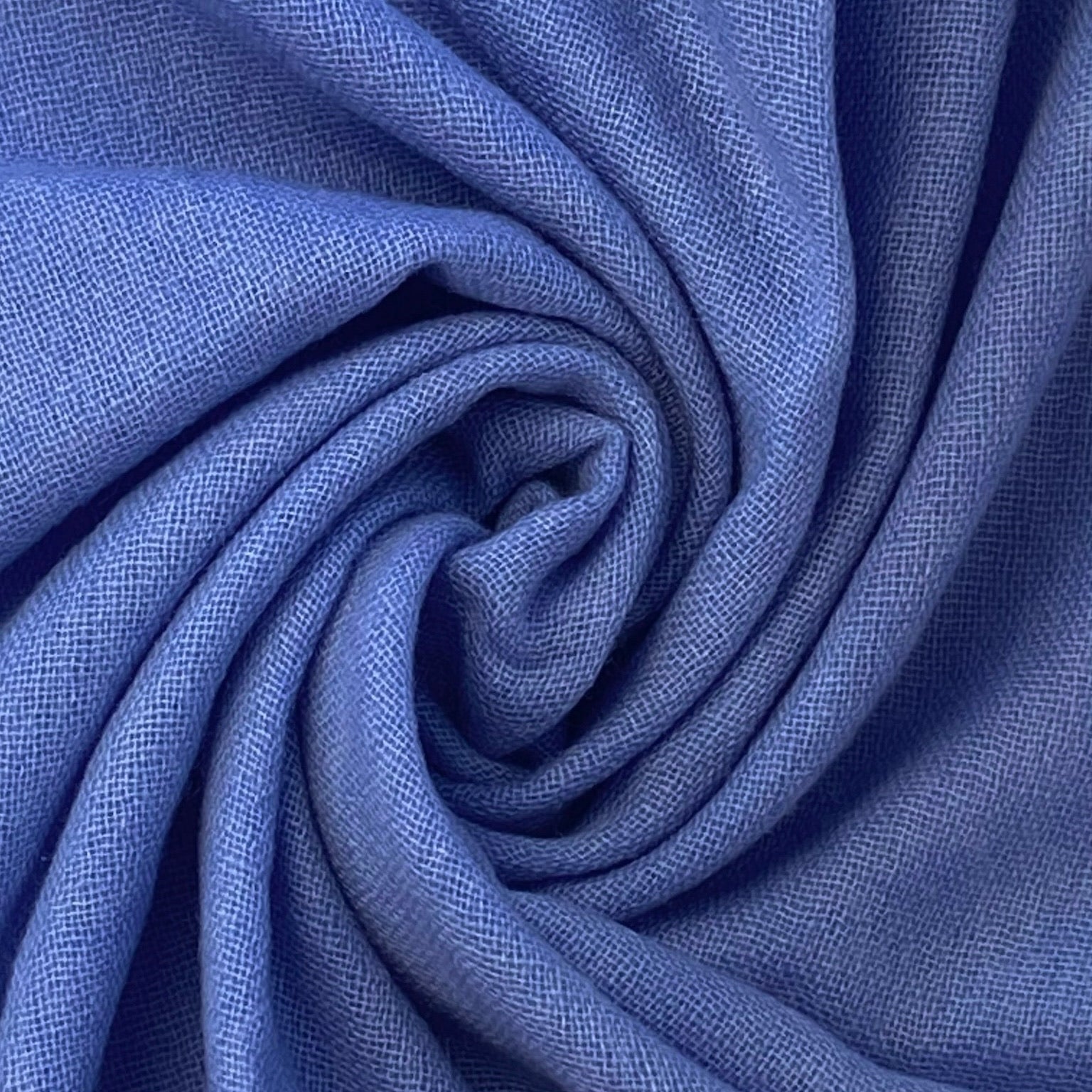 Sky Blue Ring Pashmina Signature Cashmere