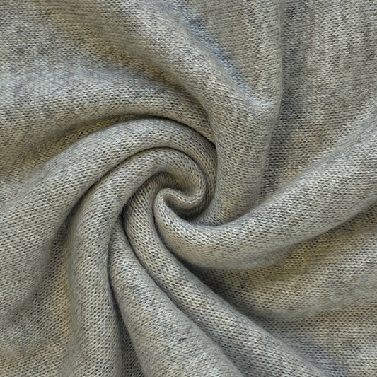 Storm Grey Cashmere Button Poncho Signature Cashmere