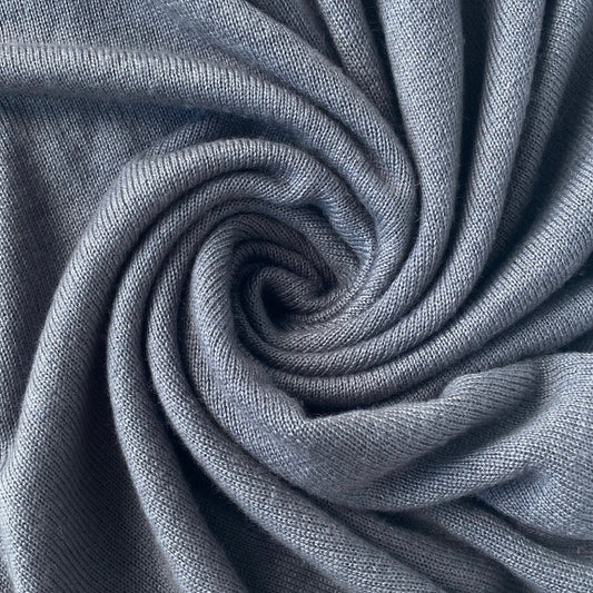 Storm Grey Classic Poncho Signature Cashmere