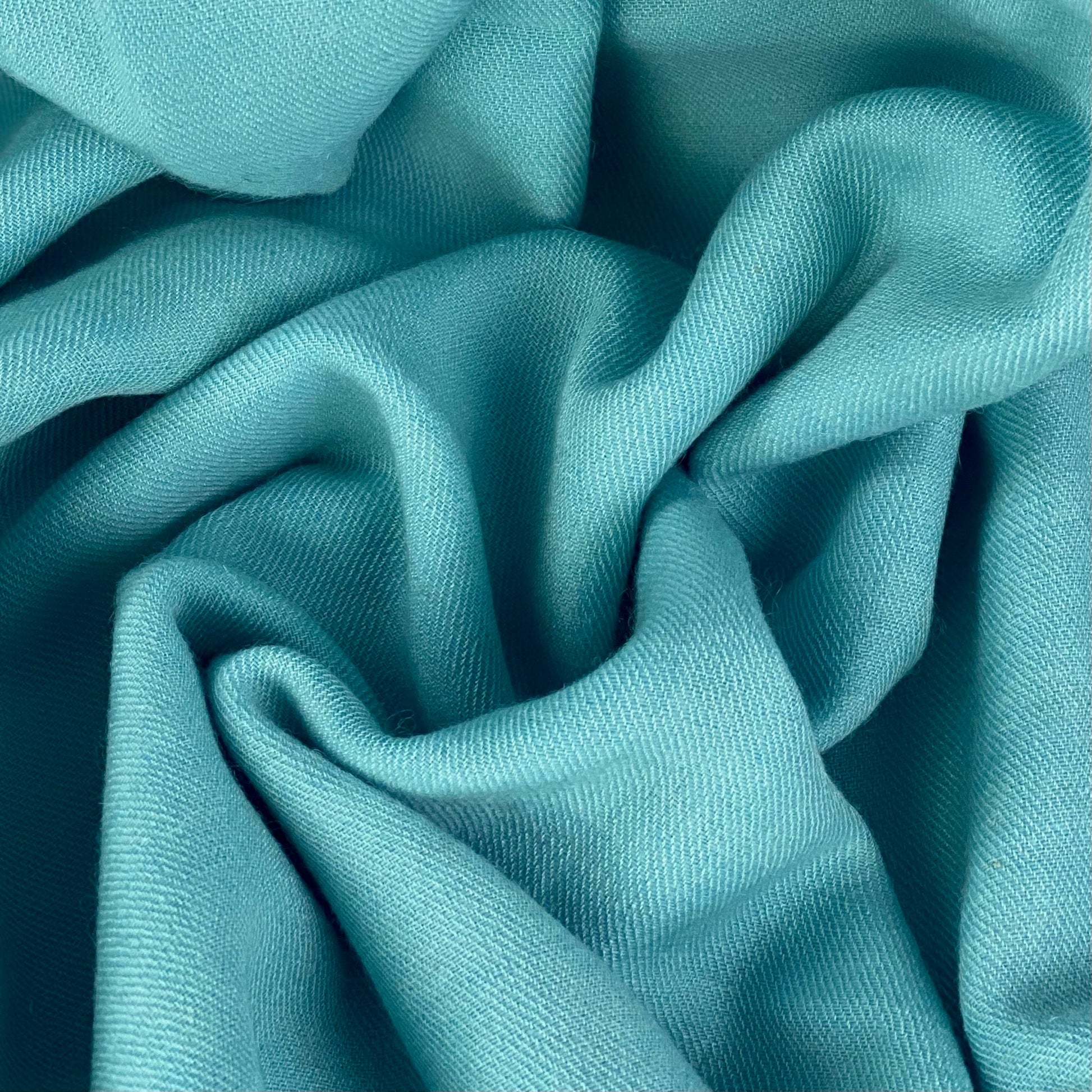 Turquoise Blue Classic Pashmina Signature Cashmere