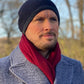 Claret Red Cashmere Scarf