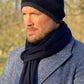 Midnight Blue Cashmere Scarf